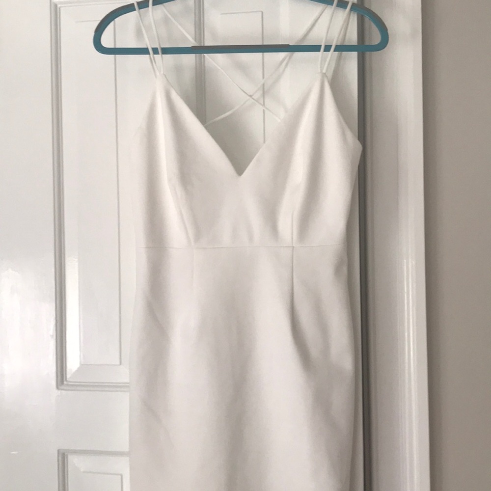 White Tobi bodycon dress